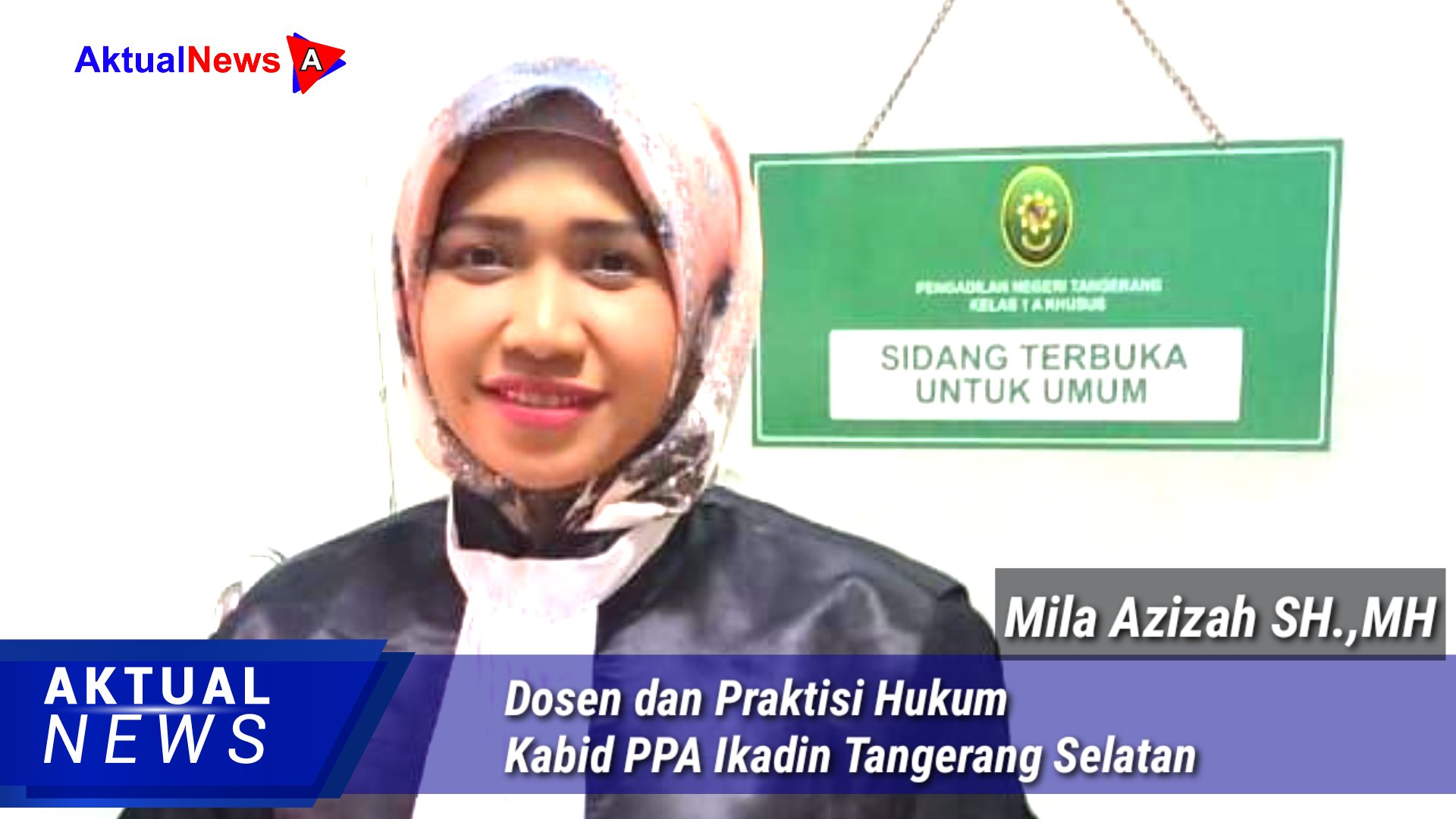 Advokat Mila Azizah S.H., M.H mengatakan Loker di Tangerang dimanfaatkan Oknum Calo Penyalur Kerja