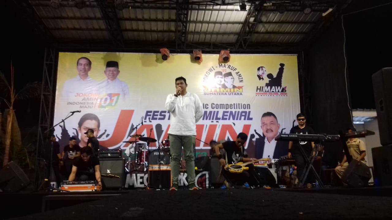 Music Competition Festival Milenial, Bobby Nasution Menantu Jokowi Hadir Meriahkan Acara