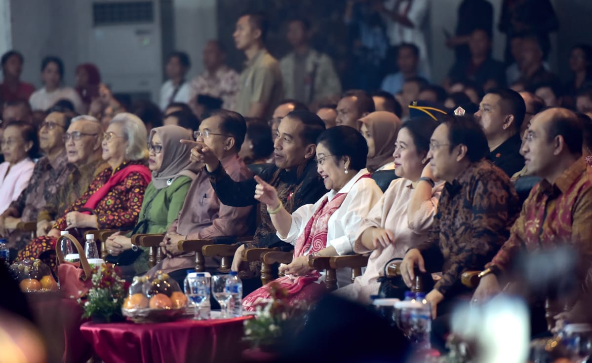 Hadiri Ulang Tahun Megawati, Presiden Jokowi Doakan Sehat dan Bahagia