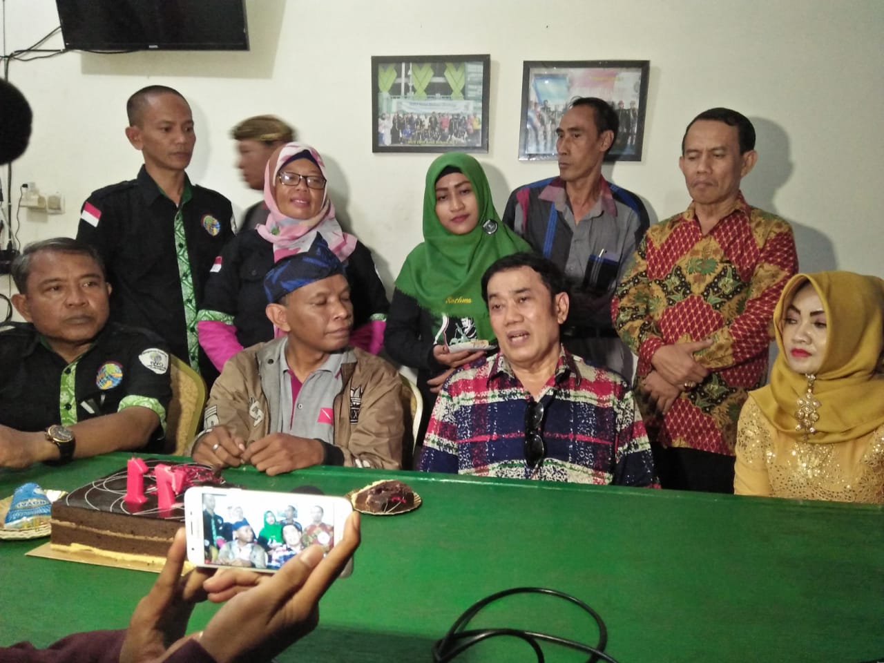 Peringati HPN 2019, Deddy Irama Kunjungi IWO Kota Bekasi