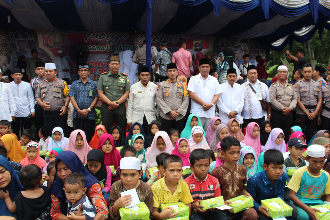 Sukseskan Pemilu 2019 Aman, Damai, Kapolres Mandialing Natal Gelar Tablik Akbar