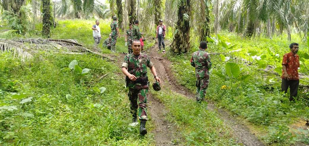 Persiapan TMMD, Koramil 09/Sosa, Tlinjau Rencana Lokasi TMMD ke-105 Kodim 0212/Tapsel