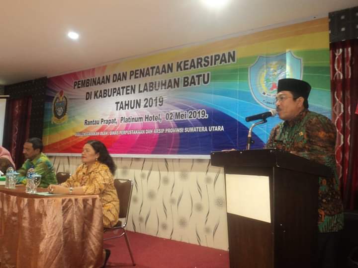 Plt Bupati Tegaskan Pembinaan Kearsipan Secara Menyeluruh di semua Jenjang Pemerintahan