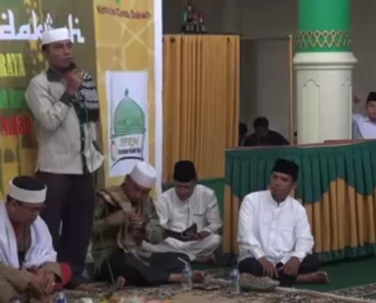 Ustad Amran,  Masyarakat Sumut Diminta Terima Hasil Kpu Tanggal 22  Nanti