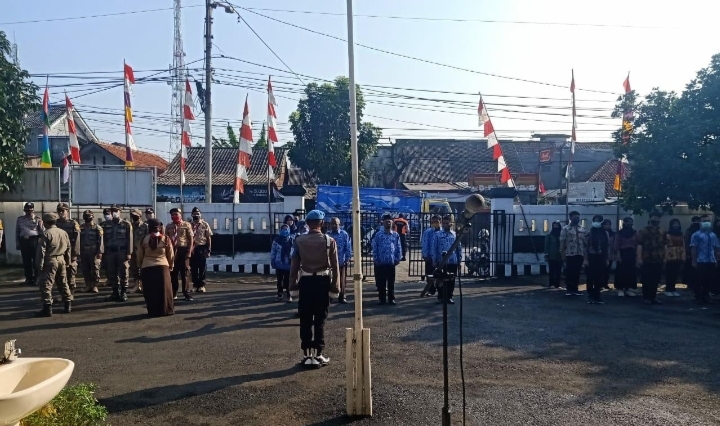 Upacara Bendera HUT RI Ke 75 di Ciampea Sederhana Namun Khidmat