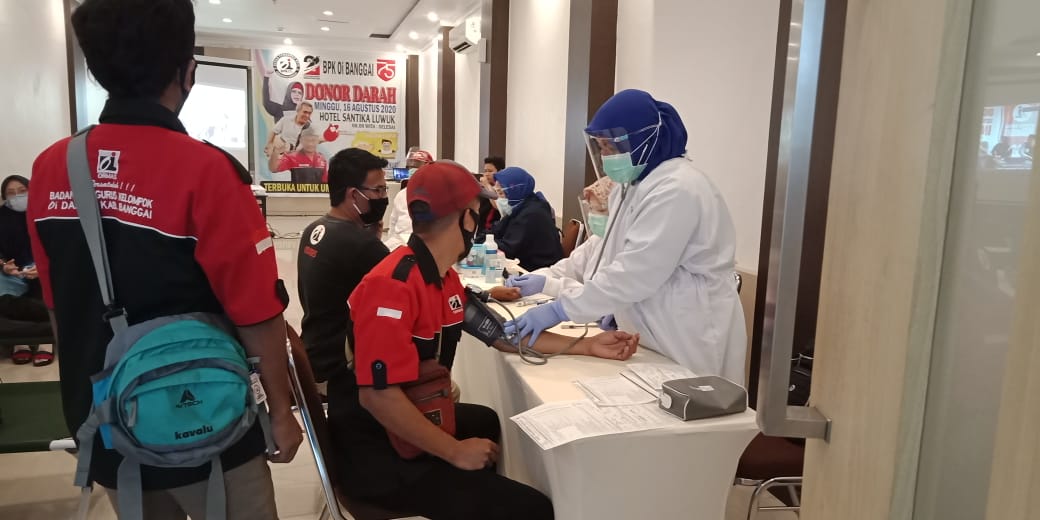 BPK Oi Banggai Luwuk-Sulteng Adakan Kegiatan Donor Darah