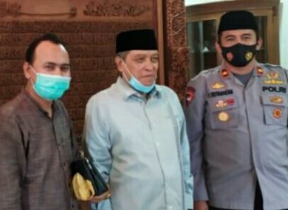 Kediaman Ketum PBNU Prof.Dr.KH.Said Agil Siradj,MA Didatangi Kapolsek Medan Helvetia Kompol Pardamean Hutahean