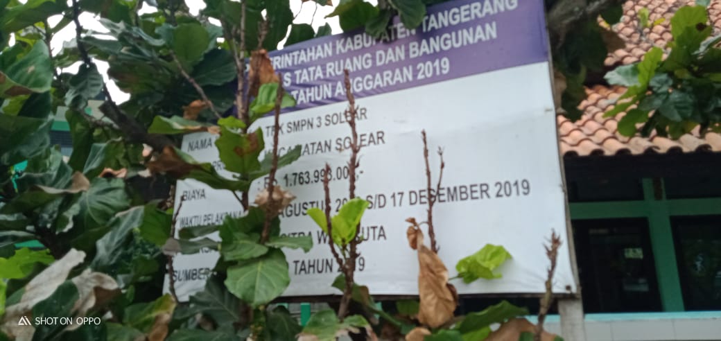 Dinas Tata Ruang dan Bangunan ( DTRB ) Kabupaten Tangerang Diduga Kuat Telah Melakukan Pembohongan Publik