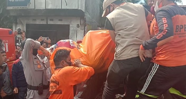 Ruko Penjual Gas LPG Terbakar Hingga Menelan korban Jiwa