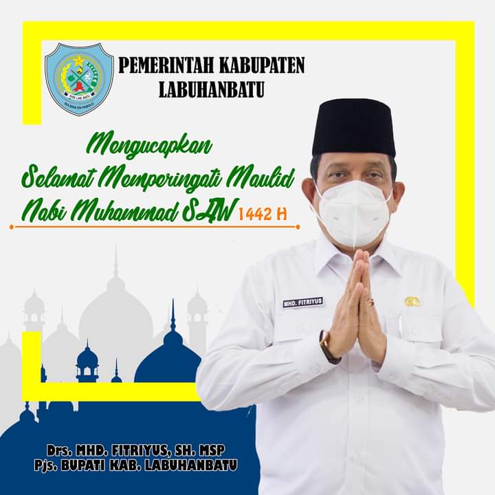 Peringati Maulid Nabi Muhammad SAW, Pjs.Bupati Labuhanbatu: “Contoh Suri Tauladan Nabi Muhammad