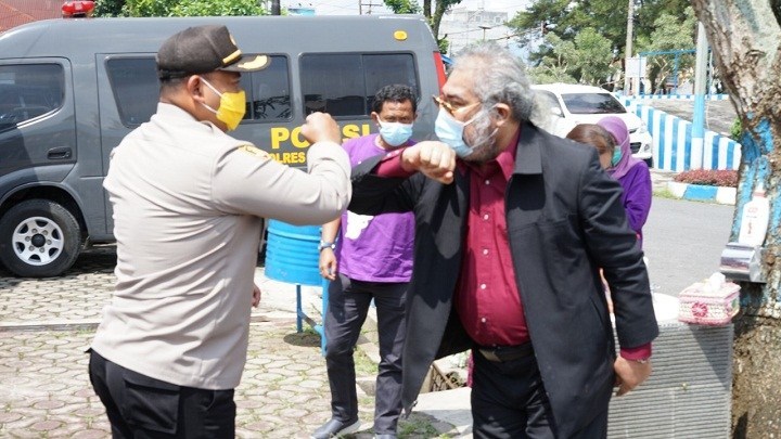 Arist Merdeka Mengapresasi Kapolres Simalungun, Atas Terobosan Kreatif Inovasi Pelayanan Publik.