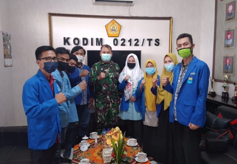 Dandim 0212/TS Ajak PMII Sebagai Kader Bangsa Masa Depan