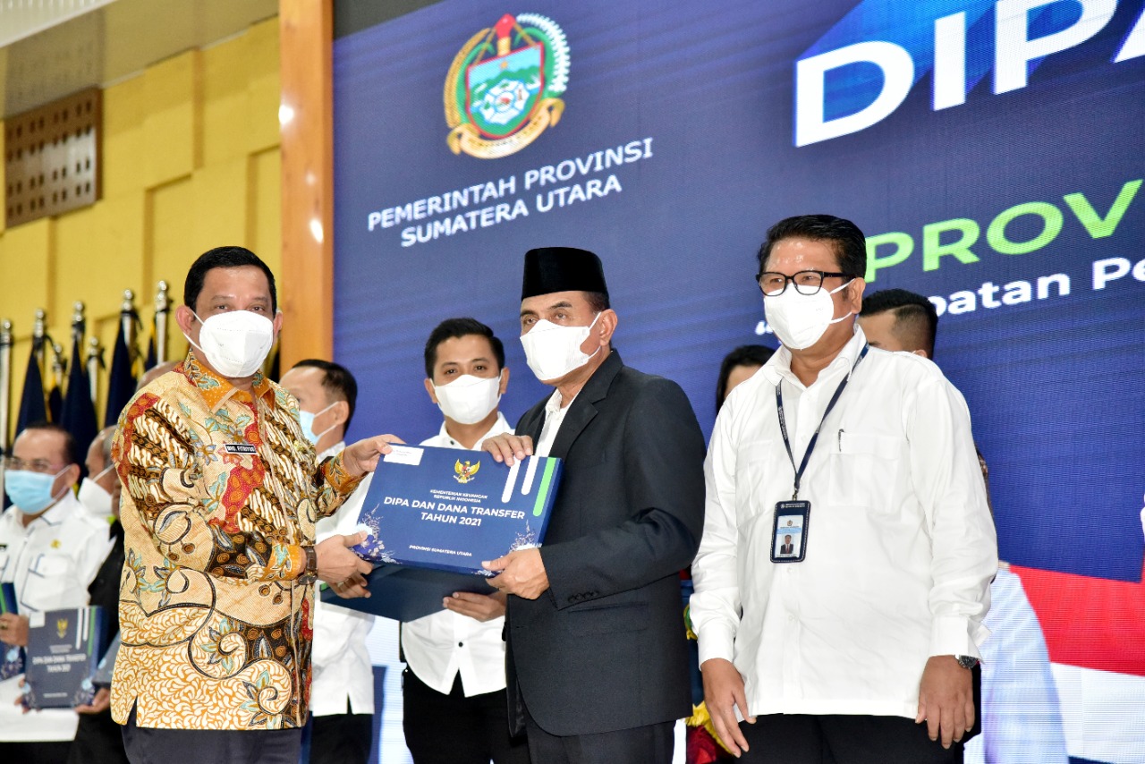 Drs.H.Mhd Fitryus SH.MSP Menerima DIPA Dan TKDD Tahun 2020