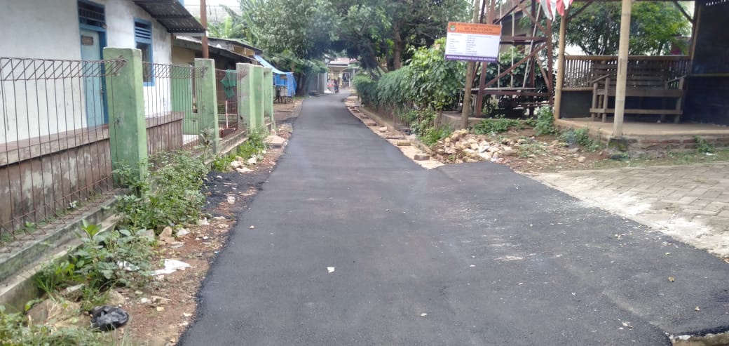 Warga RT 07 /03 Kampung Bulakan Desa Bitung Jaya Mengucapkan Terimakasih Atas Terlaksananya Pembangunan Jalan 