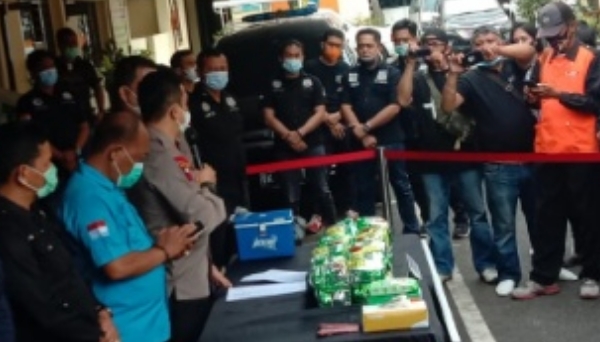 Polrestabes Medan Musnahkan 30 Kilogram Sabu