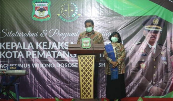 Kejari Kota Pematangsiantar Yang Baru Agustinus, Mohon Dukungannya Dalam Penegakan Hukum