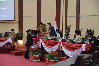 DPRD Sampaikan Laporan Reses Sidang I Tahun ke II TA 2020