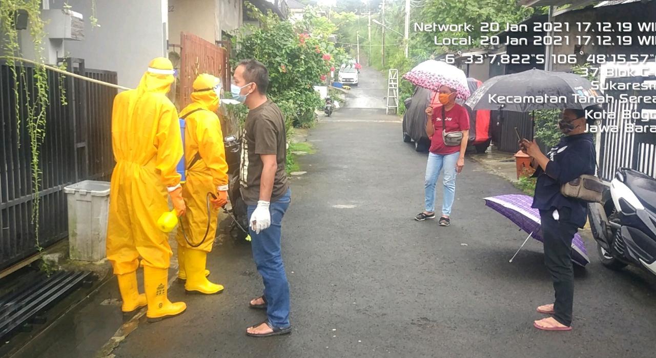 Tim Satgas Covid-19 Perum Grande Kota Bogor Kerja Keras Tangani Warga Terpapar Corona