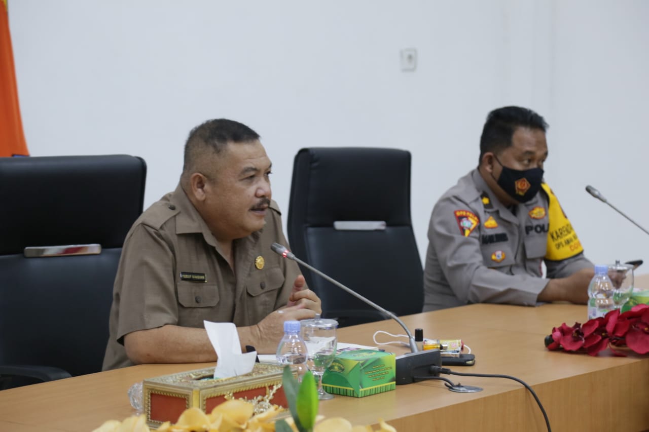 Forkopimda Labuhanbatu Rapat Kordinasi Pelaksanaan Vaksinasi Covid-19