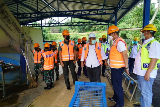 Danrem 061/SK Tinjau Langsung Sumber Distribusi Air Bersih Perumda Tirta Pakuan Kota Bogor