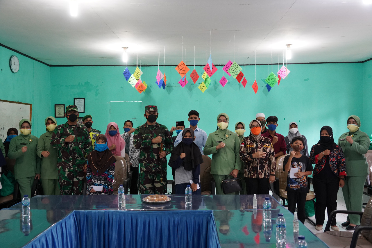 Danrem 061/SK Kunjungi Pondok Pesantren dan UPTD Panti Rehabilitasi sosial anak di Kota Bogor