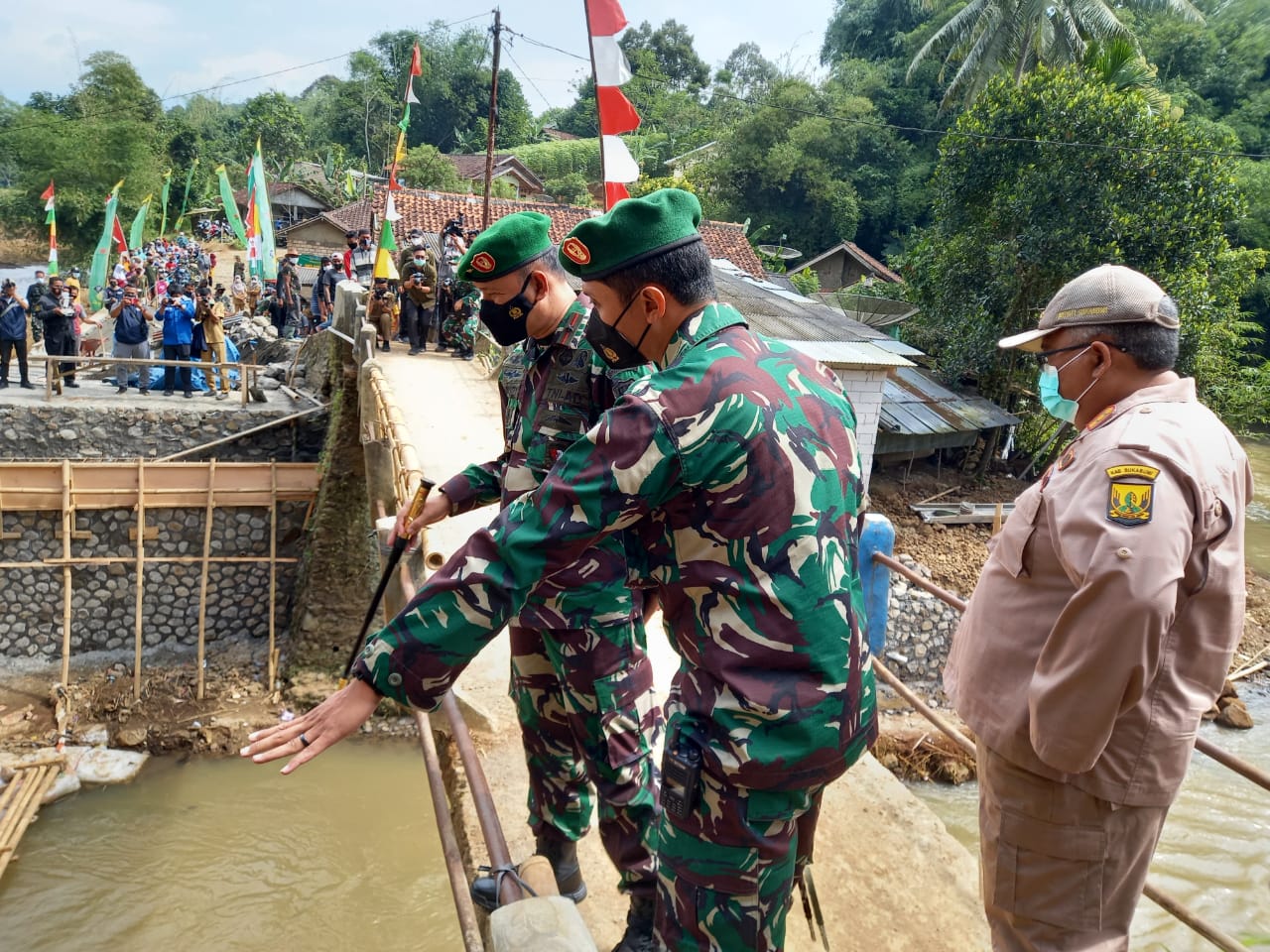 Danrem 061/SK Hadiri Pembukaan TMMD ke 110 di Sukabumi