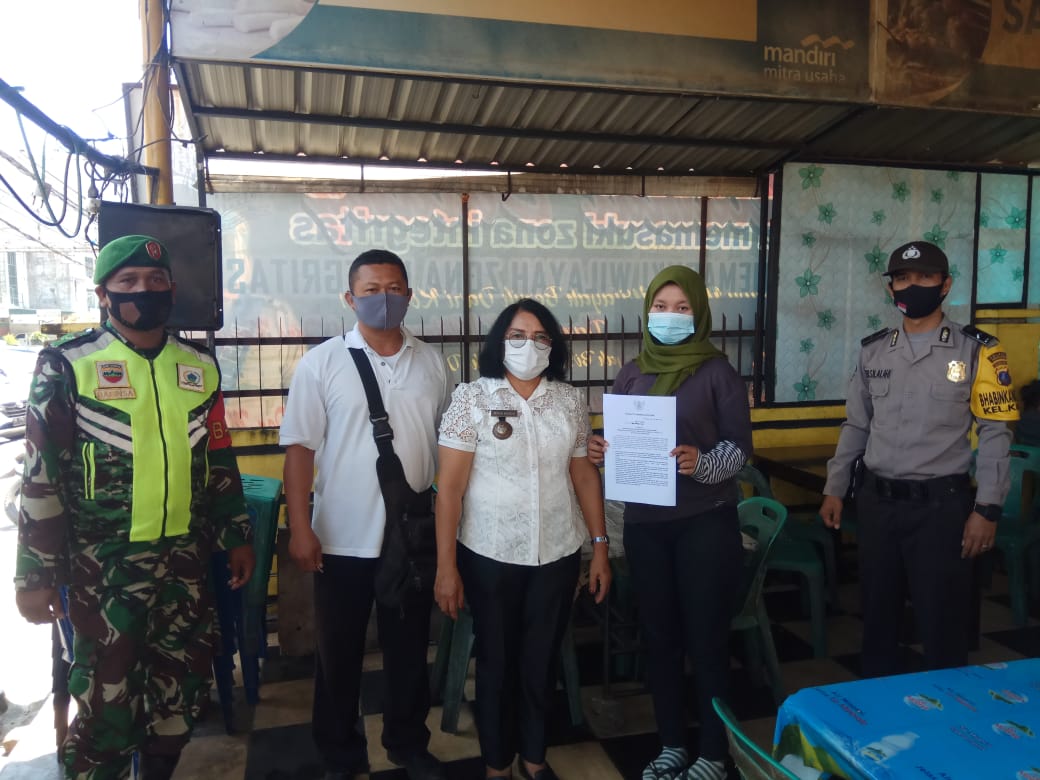 Tiga Pilar Membagikan Surat Edaran Walikota Pemantangsiantar Tentang PPKM