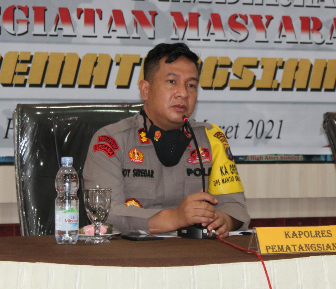 Kapolres Pemantangsiantar Menindak Lanjuti Instruksi Kapolda Sumut Pasca Bom Bunuh Diri di Makassar