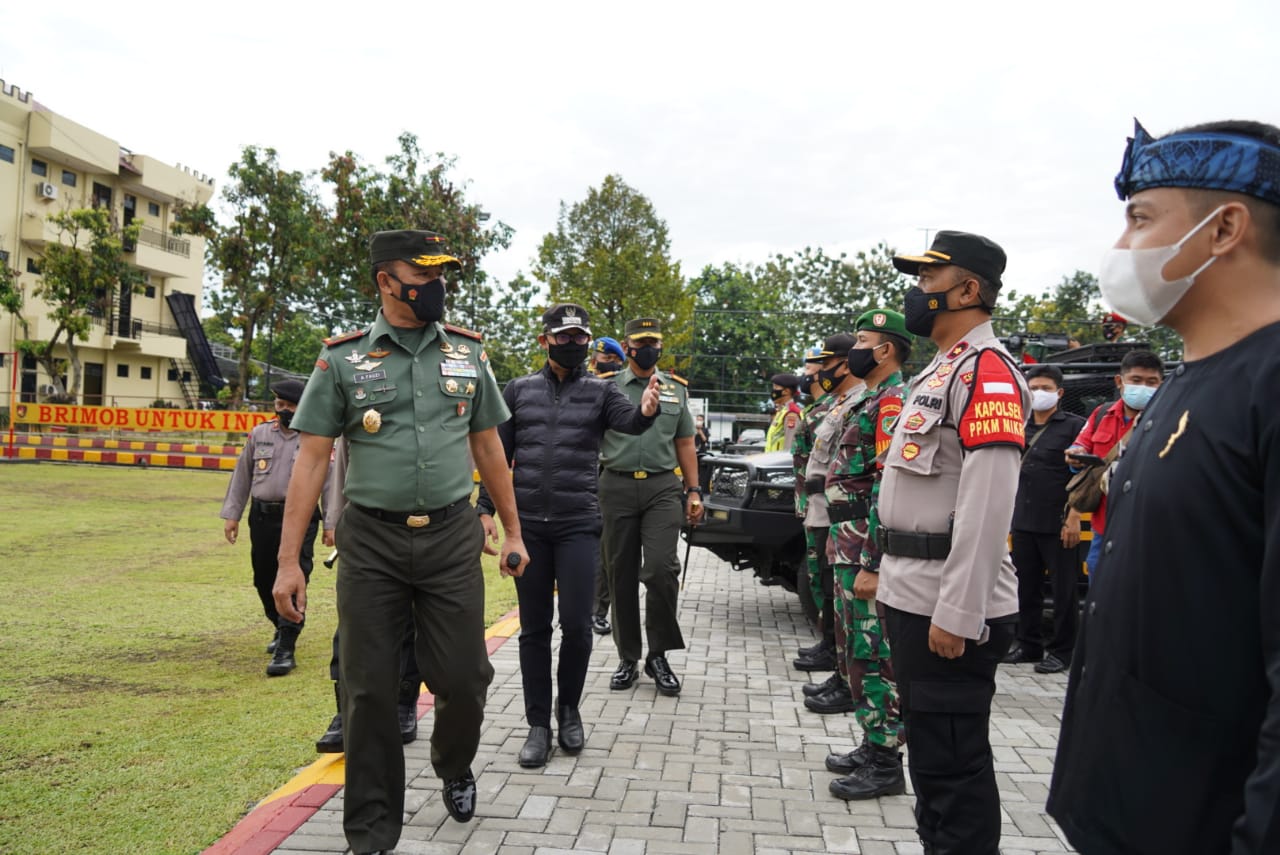 Jelang Paskah, Danrem 061/Sk Perintahkan Jajaran TNI/Polri Laksanakan Pengamanan Ketat Gereja