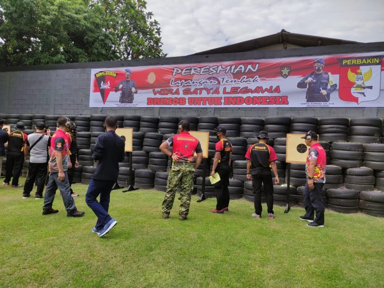 Tingkatkan Keterampilan Anggota Brimob Dalam Menembak, Polda Jatim Resmikan Lapangan Tembak di Porong