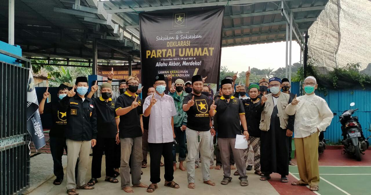 Deklarasi Partai Ummat Dapat Dukungan di Bogor Ditandai Aksi Tanam Pohon