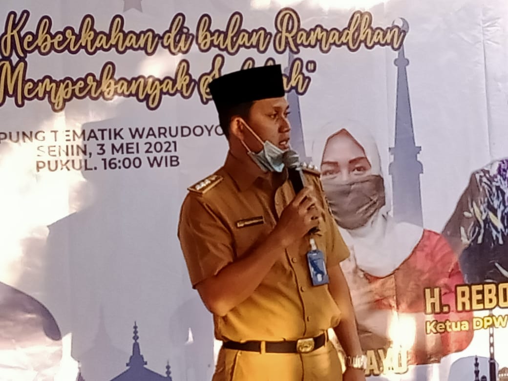 PK Golkar Jayanti gelar Buka bersama dan Santunan anak Yatim di lokasi Proyek Kampung Tematik