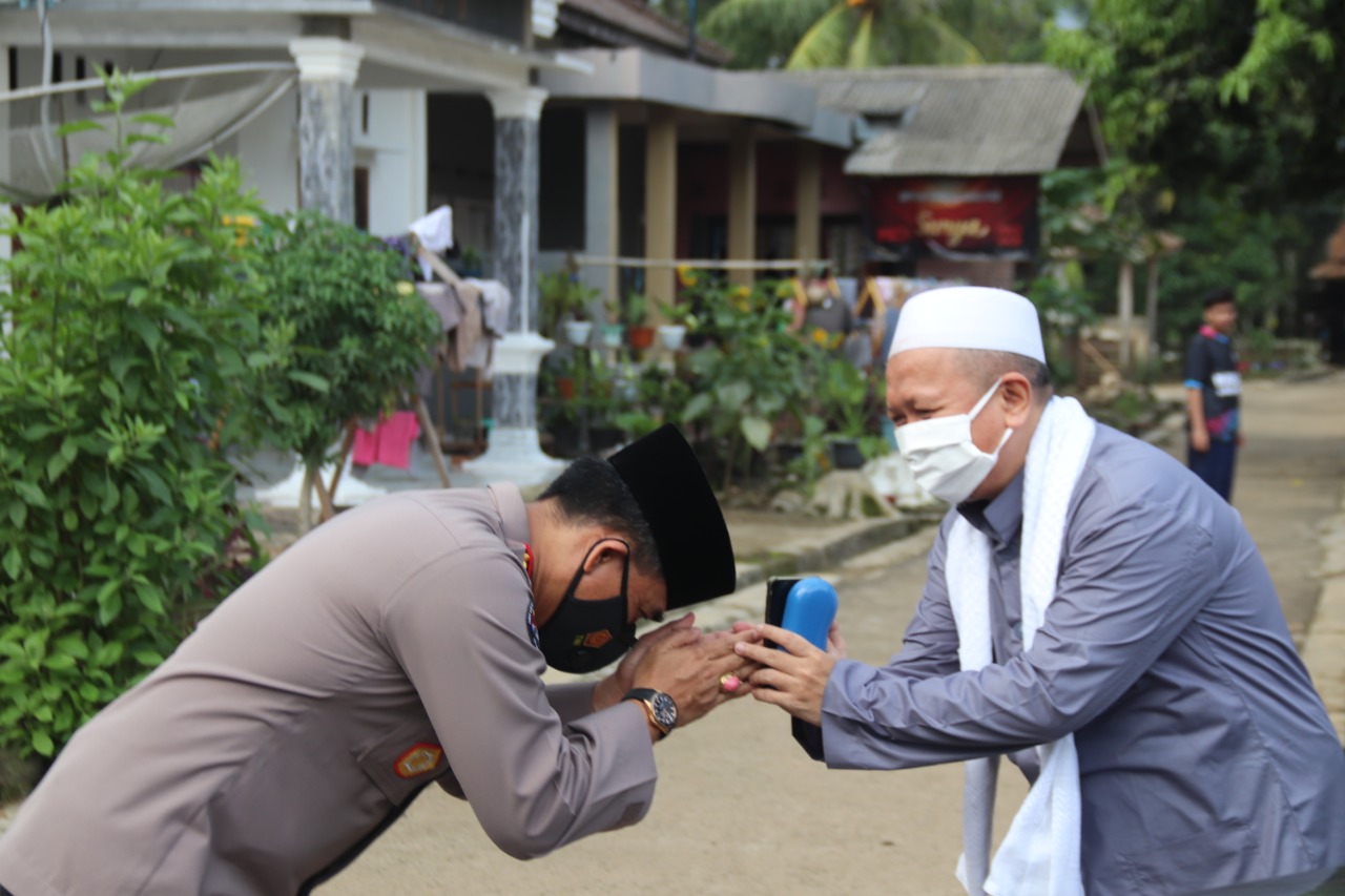 Saba Pesantren di Bulan Ramadhan, Polda Banten Terus Peduli dan Berbagi ke Pondok Pesantren