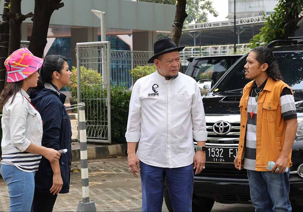 Saat Bang LaNyalla ‘Sowan’ ke Pasar Makmur di Sinetron Amanah Wali