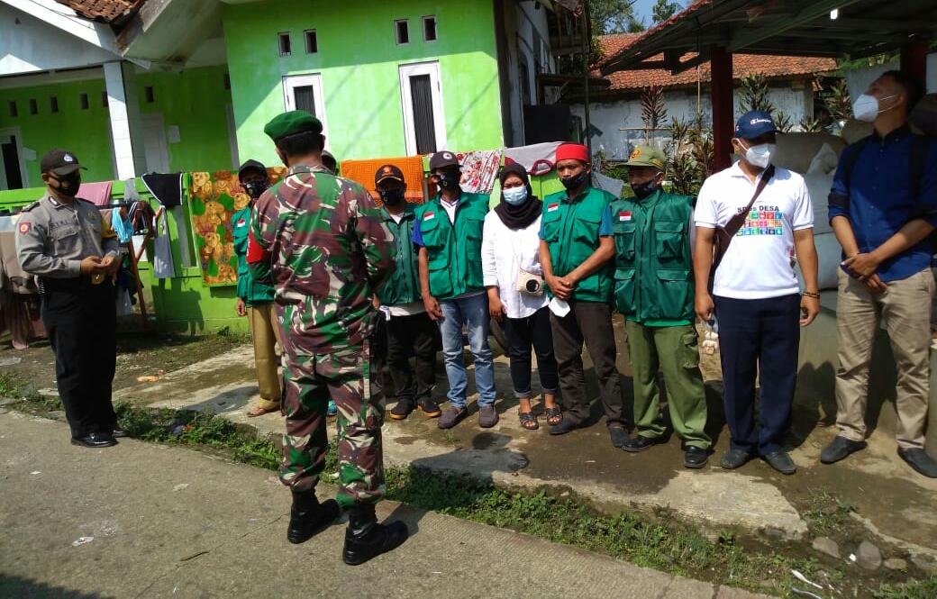 Cegah Penyebaran Mata Rantai Covid 19, Desa Ciaruteun Udik Sosialisasikan Gerakan 3M