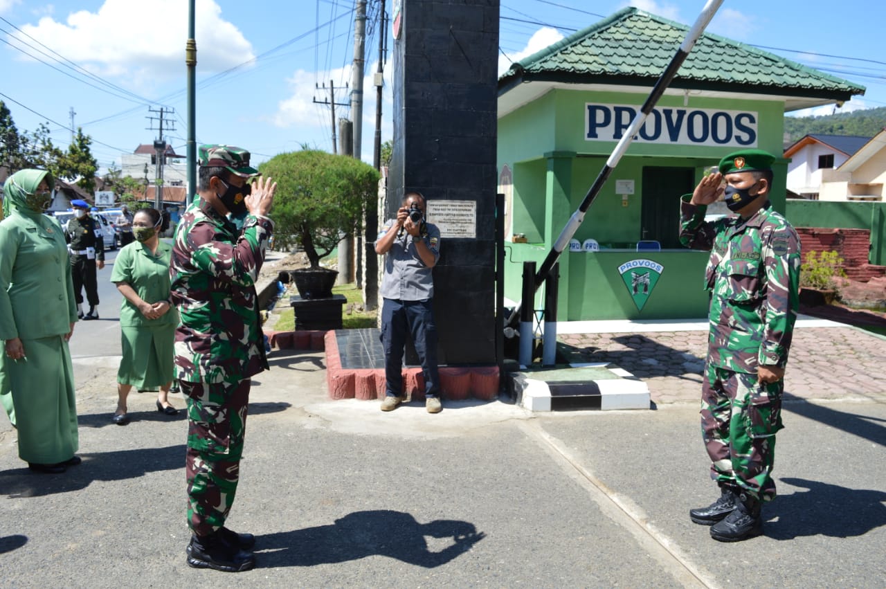 Kunjungi Wilayah Kodim 0212/TS, Kasdam I/BB Cek Pelaksanaan PPKM Mikro Ditabagsel