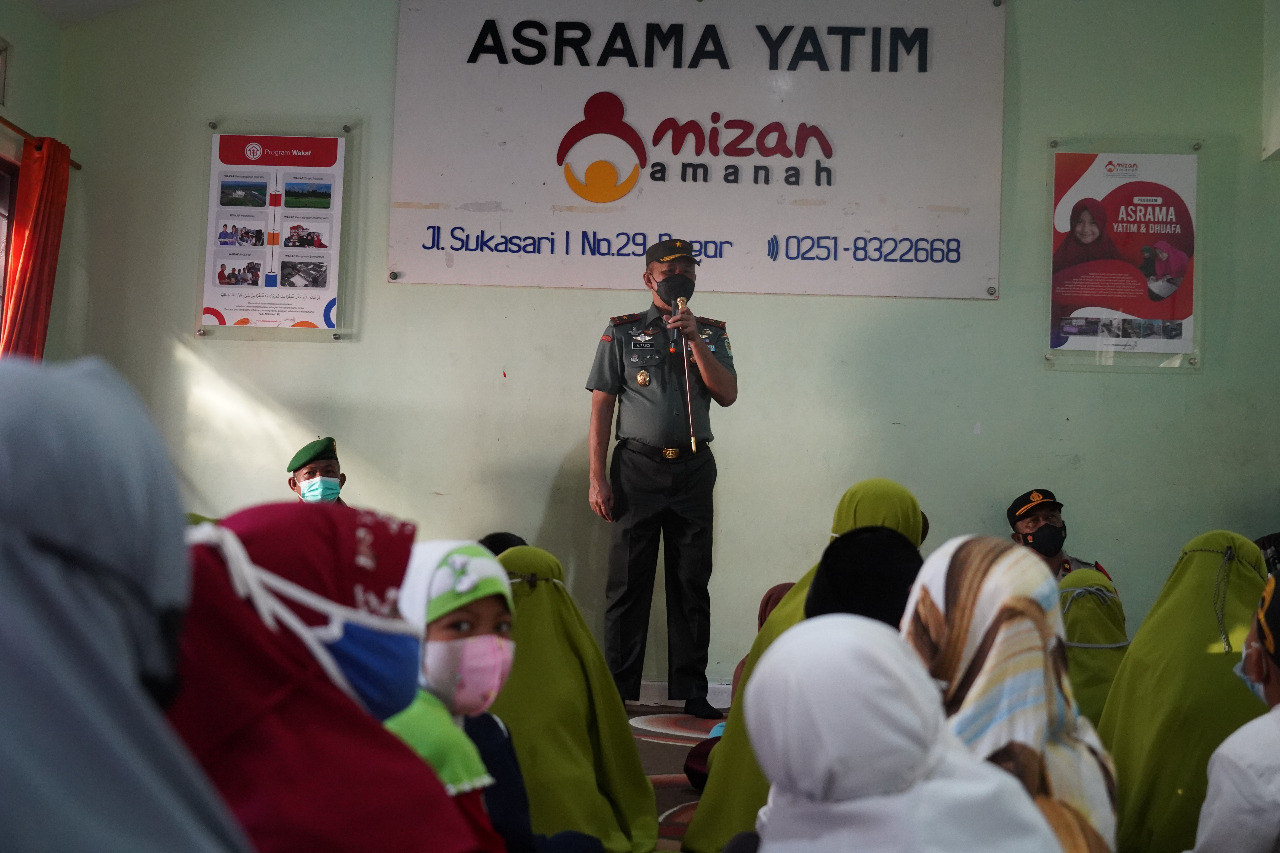 Danrem 061/SK Kunjungi Yayasan Mizan Amanah