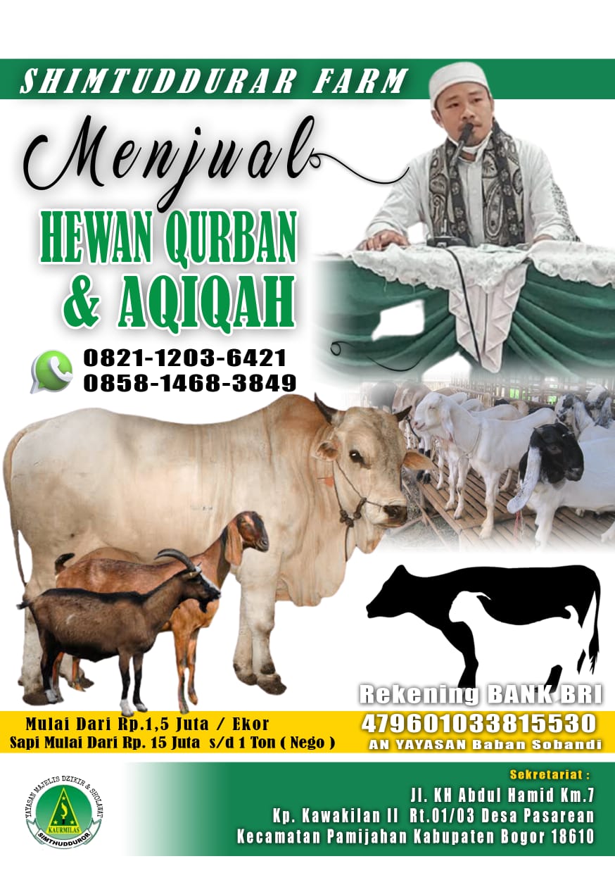 Simthuddurar Farm Sediakan Ragam Penjualan Hewan Qurban Sebagai Program Kemasalahatan Umat