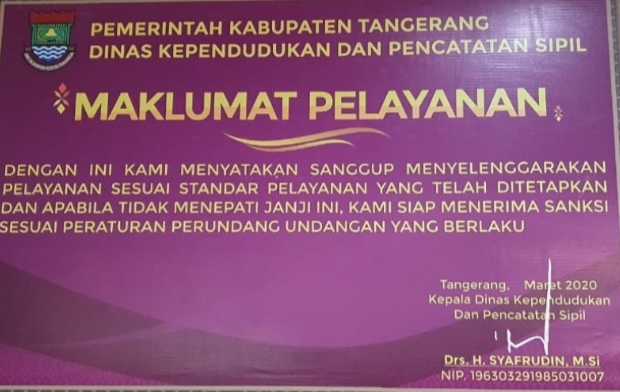 Hampir Satu Tahun Kartu Indentitas Anak ( KIA ), di Disdukcapil Kabupaten Tangerang Belum Juga Terbit