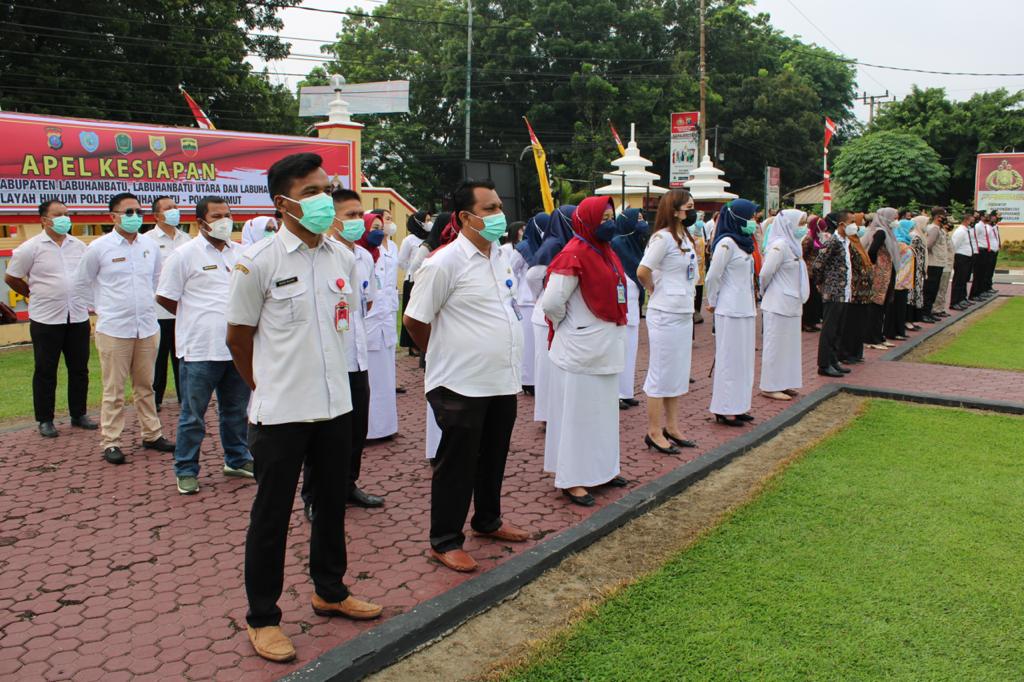 Pj. Bupati Labuhanbatu Apel Kesiapan Vaksinator Tambahan