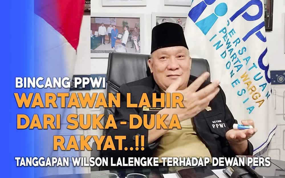 Wilson Lalengke: Wartawan Lahir dari Suka-Dukanya Rakyat