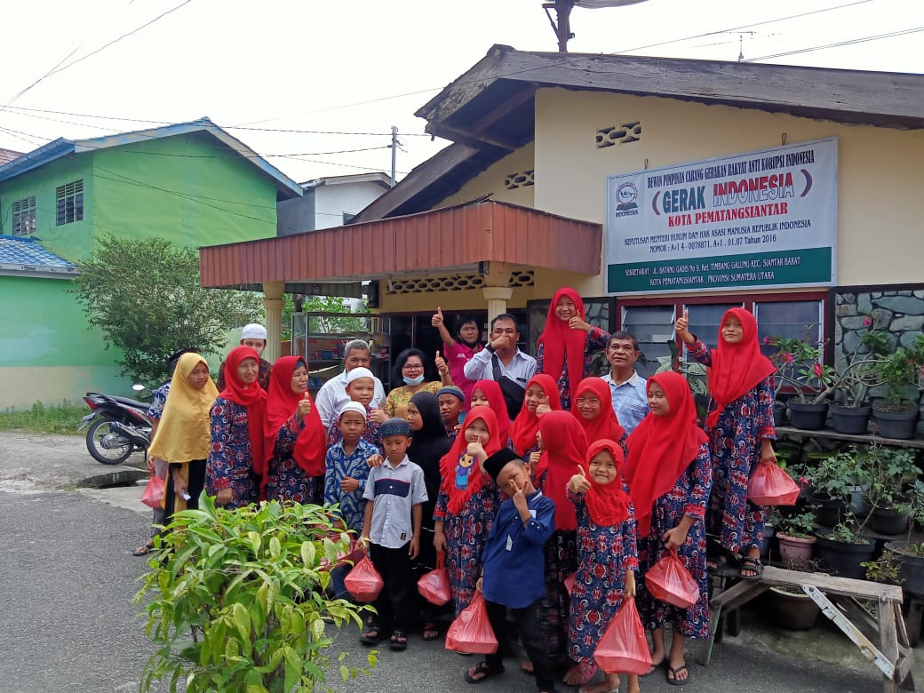 Gerak Indonesia Cabang Pematangsiantar Santuni Anak Yatim