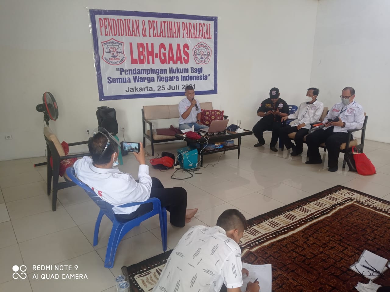 LBH GAAS Menggelar Pendidikan dan Pelatihan Paralegal (LBH GAAS ) Online Via Zoom Meeting