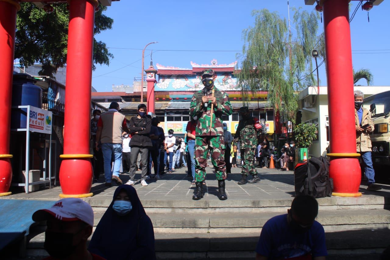 Tinjau Vaksinasi Covid-19, Danrem 061/SK Kunjungi Vihara Dhanagun di Jalan Suryakencana Bogor