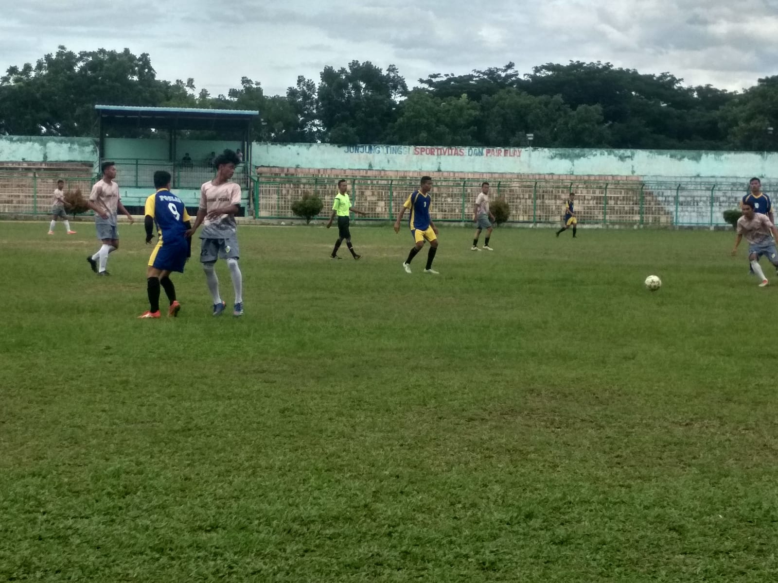 Scorer 2-2, POSLAB Tahan Imbang Tim Gabungan Kampung Rakyat Labusel