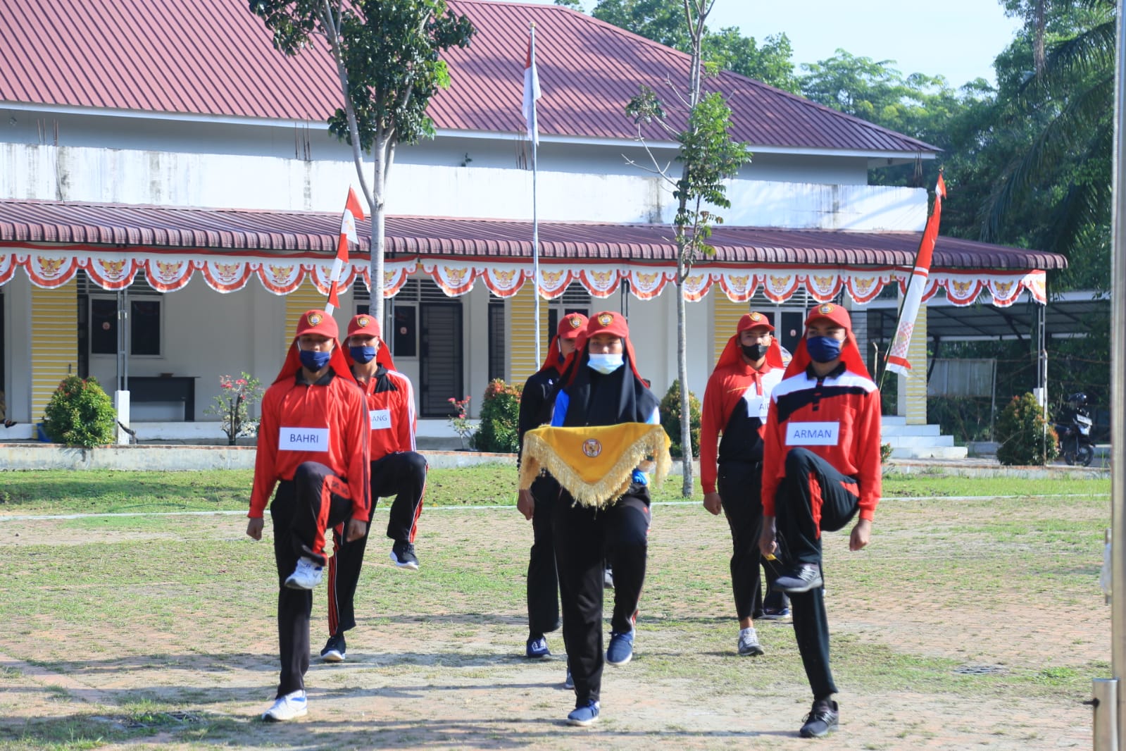 48 Peserta Paskibraka Labuhanbatu Ikuti Pelatihan Persiapan HUT Kemerdekaan RI ke- 76