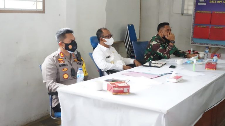 Evaluasi Percepatan Penangan Covid 19, Kapolres Simalungun bersama Forkopimda Laksanakan Rakor