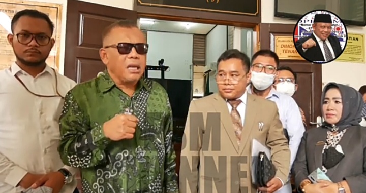 Eggi Sudjana pengacara Elidanetti menyesalkan pengacara pihak tergugat DPP PAN tidak hadir