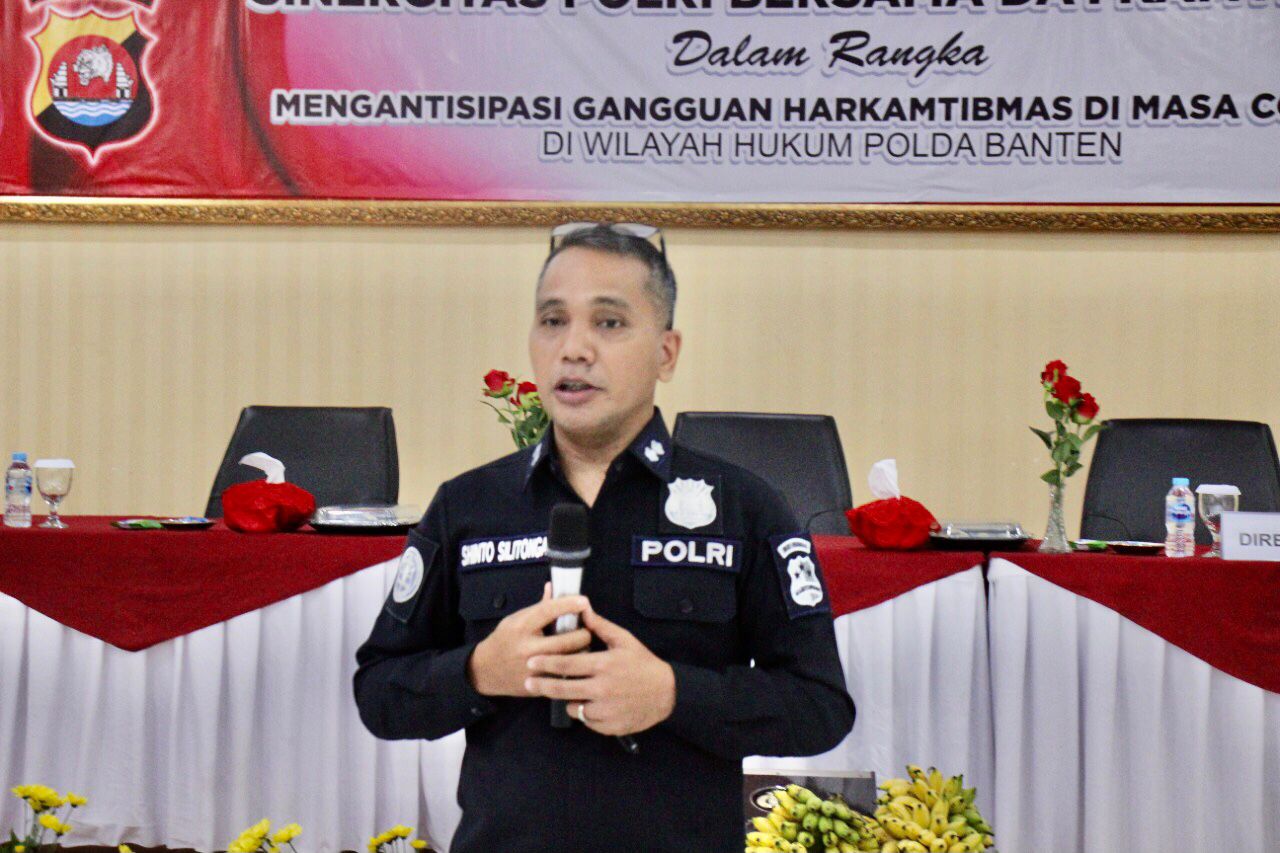 Kabid Humas Polda Banten Gelorakan Anti Hoax Bersama Dai Kamtibmas