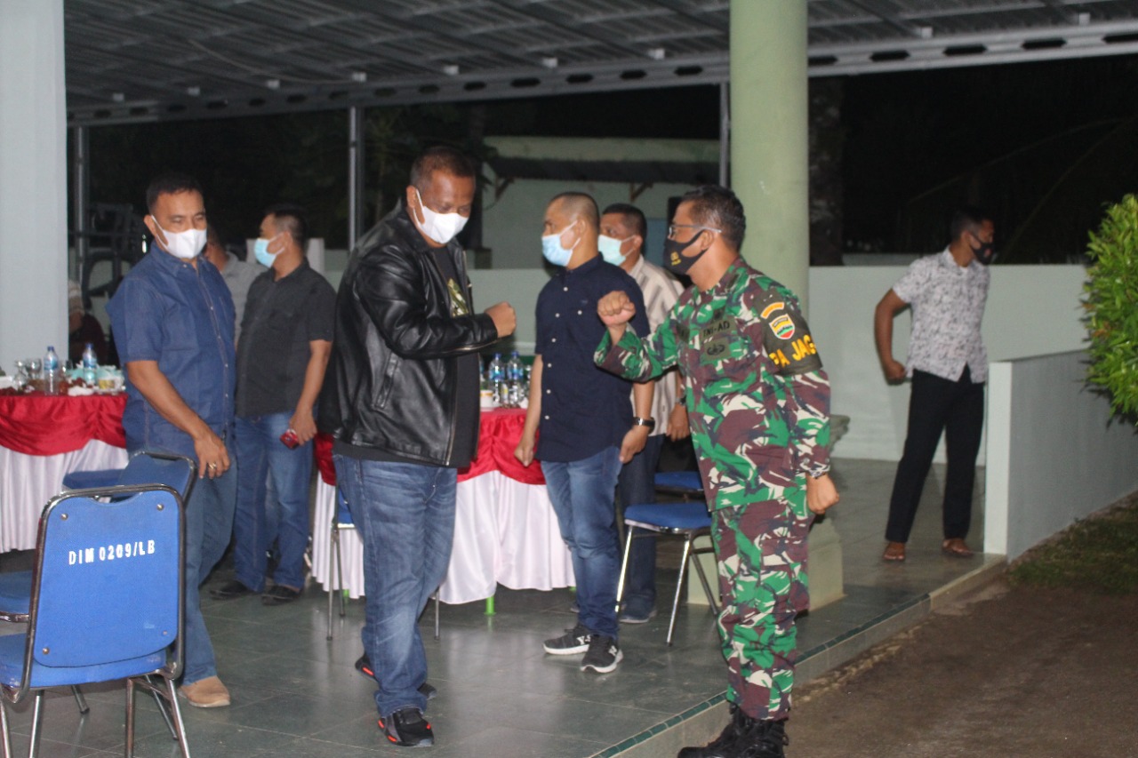 PJ.Bupati Labuhanbatu Dan Dandim0209/lb Silaturahmi Bersama Para Pelaku Usaha